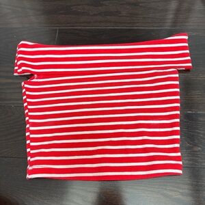 Wild Fable Red and White Striped Top